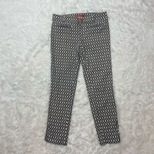 Anthropologie Cartonnier Crop Skinny Ankle Pants Women Size 2 XS Pattern